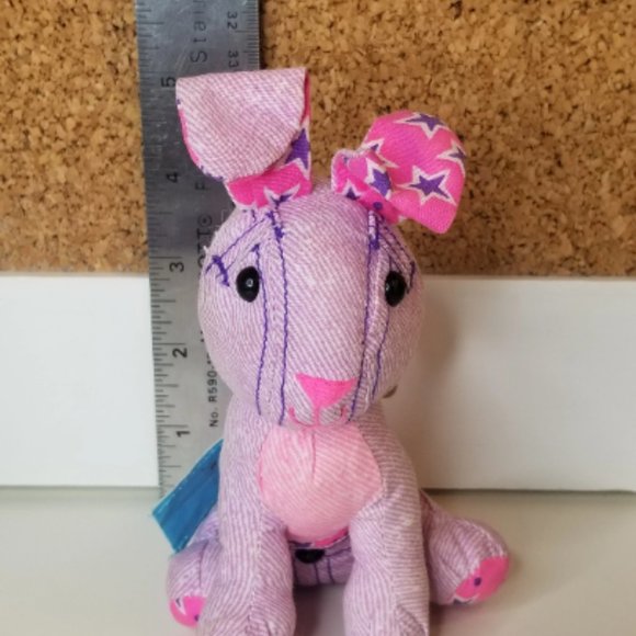 90s Vintage Miniature Doodle Pets Bunny Rabbit Plush - Picture 6 of 6